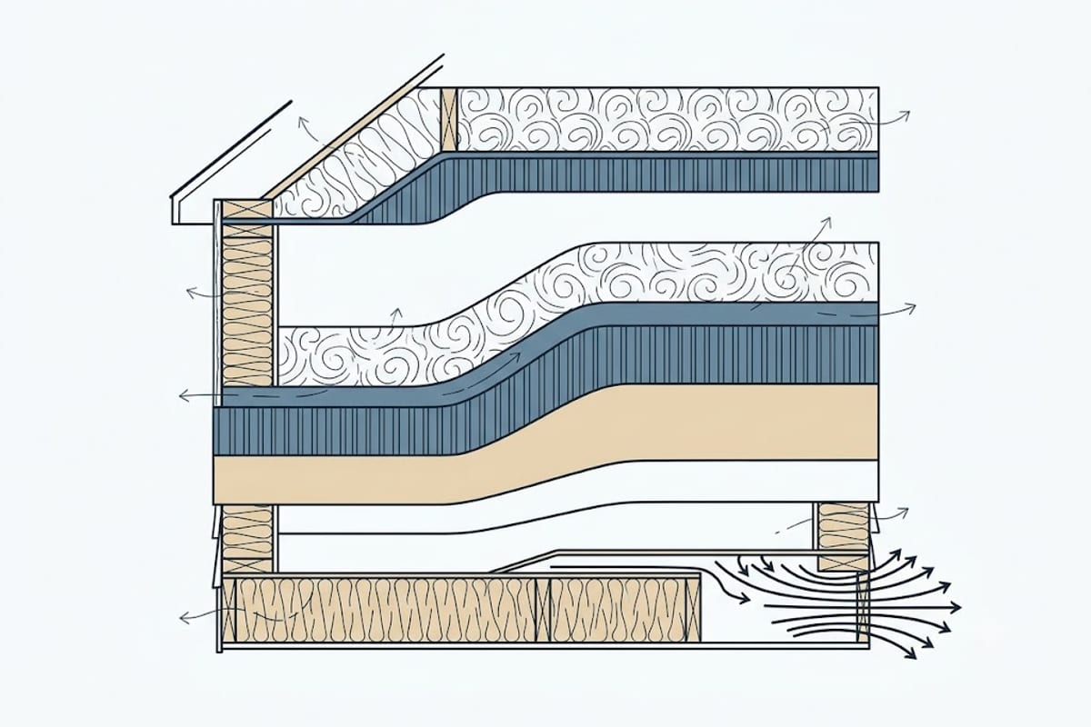 A well-insulated house with one uninsulated assembly
